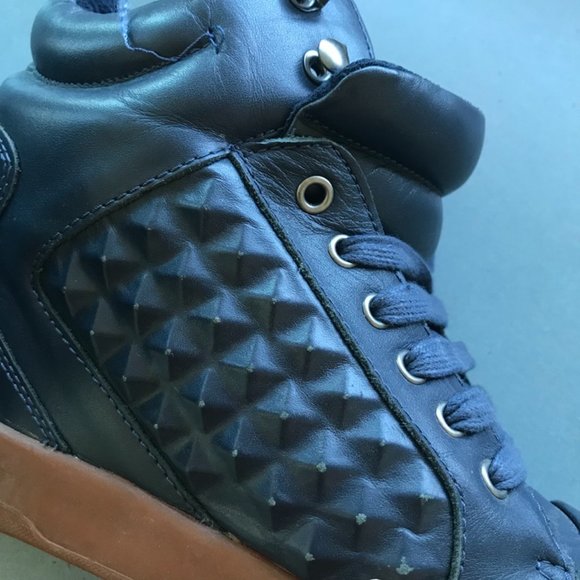 Ladies Bronx Wedge Runners Navy Blue Size 39 - Picture 7 of 8